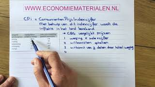 CPI en inflatie berekenen economiematerialen [upl. by Neenahs]