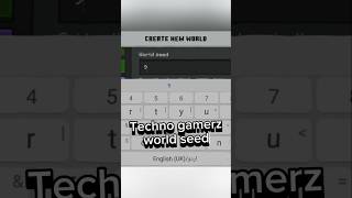 Techno gamerz world seed 100 [upl. by Charo]