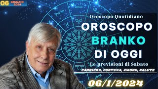 Oroscopo di Branko del 612024  Previsioni oroscopo per il fine settimana [upl. by Lyrac]