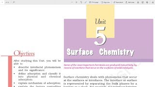 Surface Chemistry Part 1  Adsorption vs Absorption  physisorption amp chemisorption NCERT [upl. by Fanning]