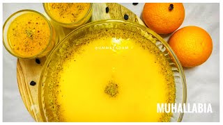 Recipe14 Muhallebi  Muhallabieh  Mahalabia  Milk Pudding  Arabic Dessert  مهلبية  Malabi [upl. by Savart]