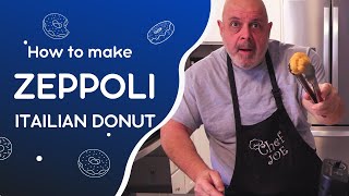 Easy Zeppole  Delicious amp Fast Zeppole Recipe with Chef Joe [upl. by Tani873]