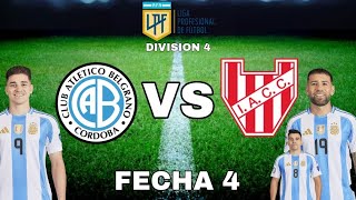 BELGRANO VS INSTITUTO  FECHA 4  DIVISION 4 [upl. by Manuel]