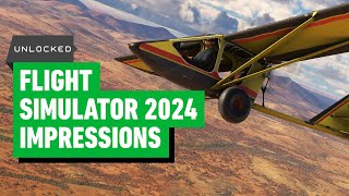 Microsoft Flight Simulator 2024 HandsOn Impressions  Unlocked Clips [upl. by Analli]