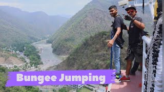 Bungee jumping  India’s highest bungee jumping  107m bungee Jumping  Rishikesh [upl. by Asaph]