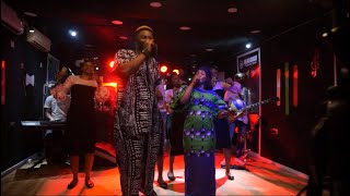 Irresistible powerful ministration by Apekeola ft Sblive in studio praise party [upl. by Rorrys]