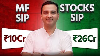 Mutual Funds SIP vs Stocks SIP  Which is a better Systematic Investment Plan Stock SIP कैसे करें [upl. by Gaspar860]