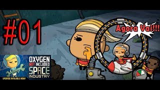 Um novo modelo de construção de base  Oxygen not Included Industria Espacial 01  PTBR [upl. by Araldo]