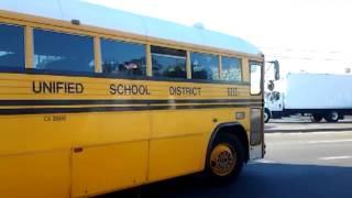 LAUSD Crown School bus 6212 at Soto st [upl. by Shulman]