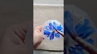 easy colour painting flower and leaf drawing newartps art shorts youtubeshorts [upl. by Attlee]