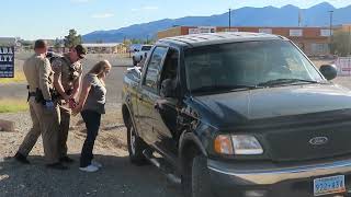 10032023 A Two Vehicle Crash occurs on Pahrump Valley Blvd and Carberry Lane [upl. by Elleivap]