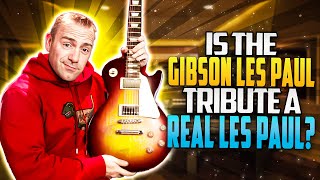 Is The Gibson Les Paul Tribute A REAL Les Paul [upl. by Airakaz]