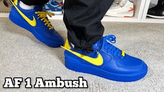 Nike Air Force 1 x Ambush Reviewamp On foot [upl. by Schug]