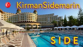 SIDE KIRMAN Sidemarin Beach amp SPA 5 ULTRA ALL INCLUSIVE HOTEL REVIEW TÜRKIYE turkey side antalya [upl. by Raney]