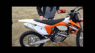 2011 KTM 350xcf First Look [upl. by Eyma]