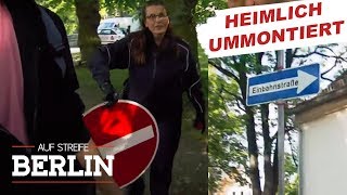 BeinaheCrash wegen falscher Einbahnstraße  Auf Streife  Berlin  SAT1 TV [upl. by Eedolem]