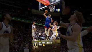 MPJ DOING THE DIRTY WORK 💪 nba nbahighlights dunk denvernuggets [upl. by Prospero]