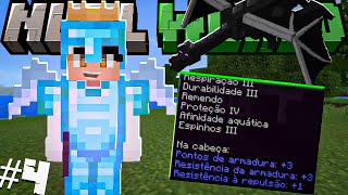 PASSEI 24 HORAS Para FAZER A ARMADURA Mais INSANA DO MINECRAFT BEDROCK Para ZERAR O JOGO4 [upl. by Quiteri]