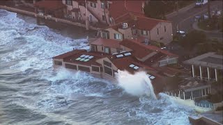 How do the waves stay outside of The Marine Room in La Jolla [upl. by Dirfliw804]