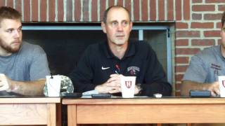 Harvard vs Cornell Football Press Conference  Harvard Head Coach Tim Murphy [upl. by Aidul]