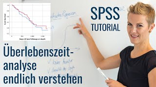 KaplanMeierKurve und LograngTest mit SPSS für die statistische Analyse von Überlebensdaten [upl. by Kcirtemed]