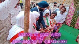 Arrival of Chief Guest and Inauguration of Alumni meet 2024 [upl. by Llevert]