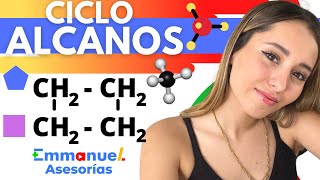 NOMENCLATURA DE CICLO ALCANOS  Ejercicios de Formulación Orgánica [upl. by Staford]