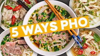 Vietnamese Pho 5 WAYS to make Pho at home  Marions Kitchen [upl. by Jacob972]