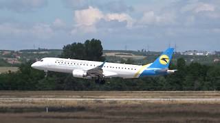 UIA Ukraine International Airlines  Embraer E190  Budapest [upl. by Wichman]