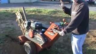 2004 Ditch Witch 1330 Honda Walk Behind Trencher Carbide Teeth 13HP For Sale Mark Supply Co [upl. by Ahsei]