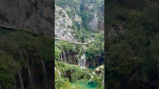 📍Plitvice national park croatia nationalpark waterfall nature [upl. by Alfons]