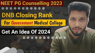 neet pg 2023 cut off  DNB cut off neet pg 2023  neet pg 2023 closing rank [upl. by Ihteerp]