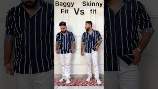 Baggy jeans vs skinny jeans mensfashion fashionhacks dailyshorts [upl. by Norrad575]