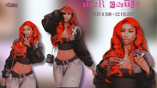 Star Castel  Create A Sim  CC Folder [upl. by Falzetta]