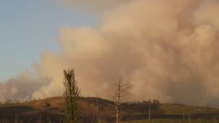 Rice Ridge fire north of Seeley Lake Montana [upl. by Jereme]