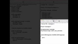 Learning Objective C For The iPhone  Module 1  Converting Java to ObjectiveC  Part 1 of 3 [upl. by Pacifica307]