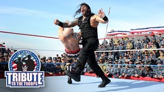 The Shield vs Samoa Joe Cesaro amp Sheamus  SixMan Tag Team Match WWE Tribute to the Troops 2017 [upl. by Fonseca]