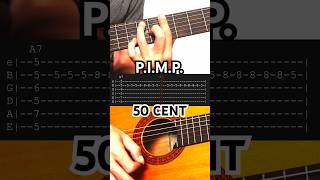 My version of PIMP from 50 CENT with guitar tabs [upl. by Alisha]