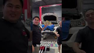 Change oil to CHANGE ALL AdzGarage [upl. by Elumas]