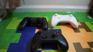 Hardware Review Xbox One Controller vs PS4 Controller vs Wii U Pro Controller [upl. by Shaefer]