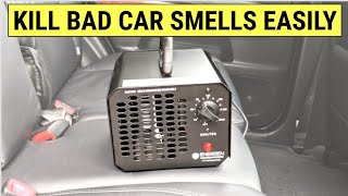 How To Permanently Eliminate Car Odors  Ozone Generator DIY Review [upl. by Nyret]