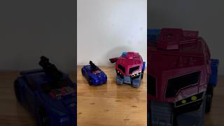 TRANSFORMERS CYBERVERSE OPTIMUS PRIME SHADOW STRIKER TRANSFORMATION [upl. by Blakelee]