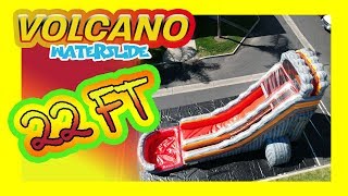 22 FT VOLCANO WATERSLIDE [upl. by Mireielle]