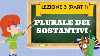 Corso di inglese 3 1 PLURALE DEI NOMI 1 [upl. by Tarrance]