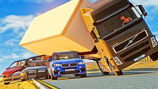 Dangerous Driving and Car Crashes 11 BeamNGDrive [upl. by Mazurek149]