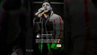 Yaarian ch fikk Karan Aujla WhatsApp status punjabi song 2021shorts [upl. by Broderic]