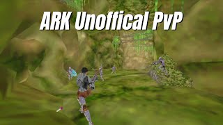 DOMINATING ARK UNOFFICAL AS 20MAN TRIBE  ARK UNOFFICAL PVP  NO MESHING  Tribe Snow Bunny Heaven [upl. by Imotih]