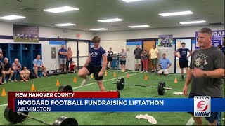 Hoggard High School football team hosts fundraising liftathon [upl. by Dry]