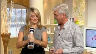 Holly Willoughby  This Morning  Shaking Dumbbell [upl. by Gomer]