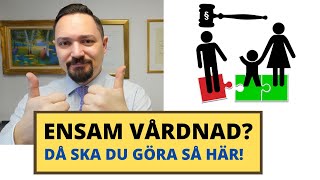 Ensam vårdnad   Då ska du göra så här [upl. by Blain]